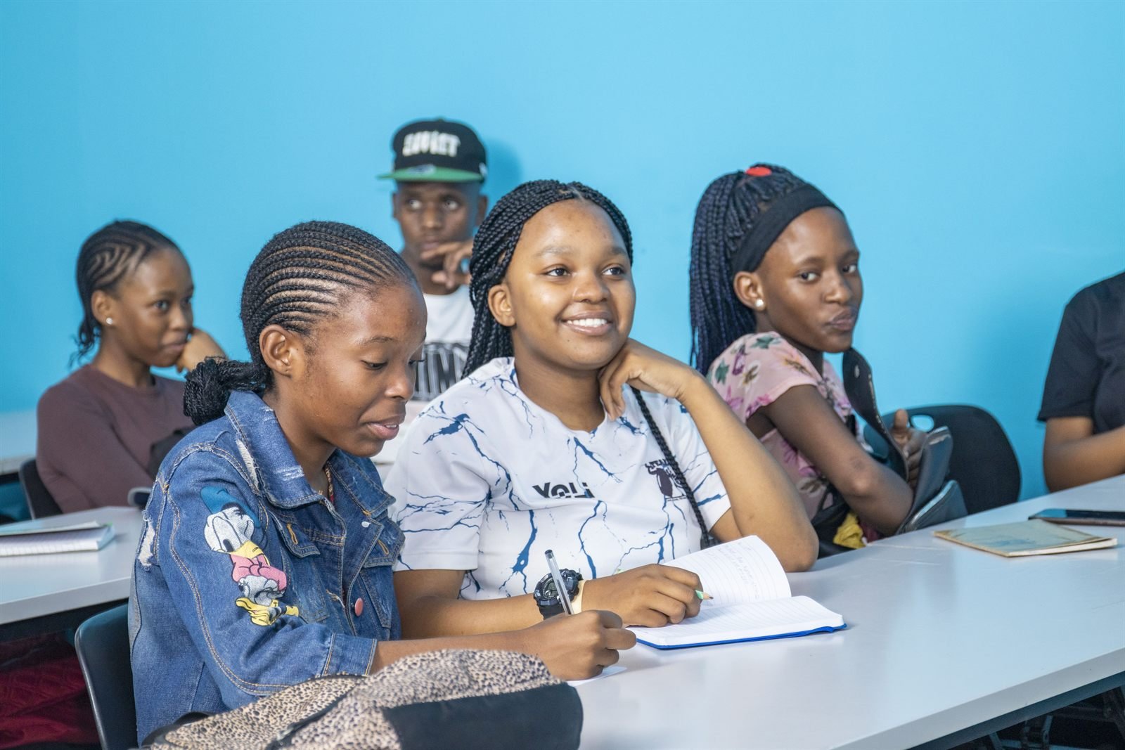 Ed-Tech Africa learners participating in class